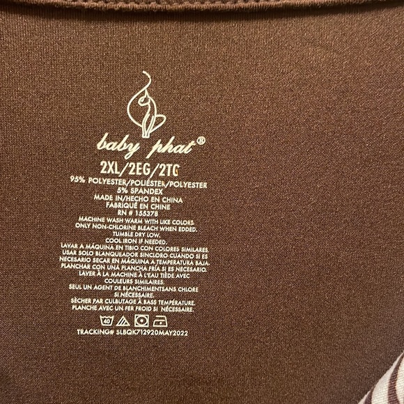 New Y2K Baby Phat Design Pajama Set - size 2XL - Picture 7 of 8